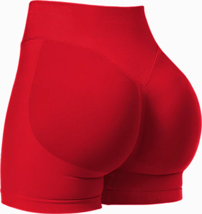 High Stretch Hip Lifting Fitness Yoga Shorts with Peach Hips and No Awkward Lines, Pilates Medium Intensity Training Shorts