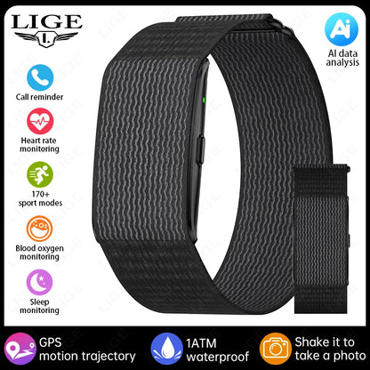 NO Screen Smart Wristbands with Heart Rate Sleep AI Health Monitor Report Smart Bracelet Incoming Call Notification Watches