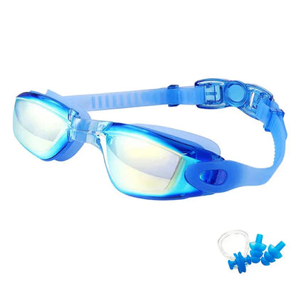 Swimming Goggles — Anti-Fog UV Protection for Adults & Kids