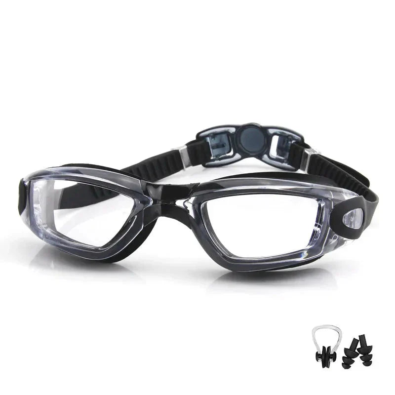 Swimming Goggles — Anti-Fog UV Protection for Adults & Kids