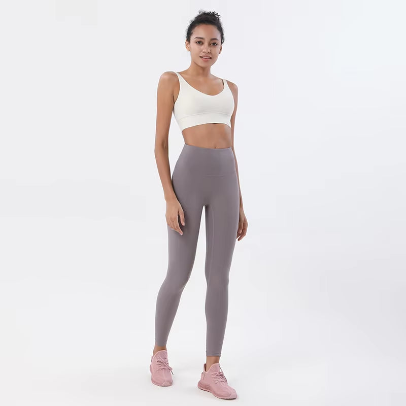 New Women'S Tracksuit Yoga Set Women Leggings Crop Top Sportswear Women'S Summer Suit High Waist Tight Set Woman 2 Pieces