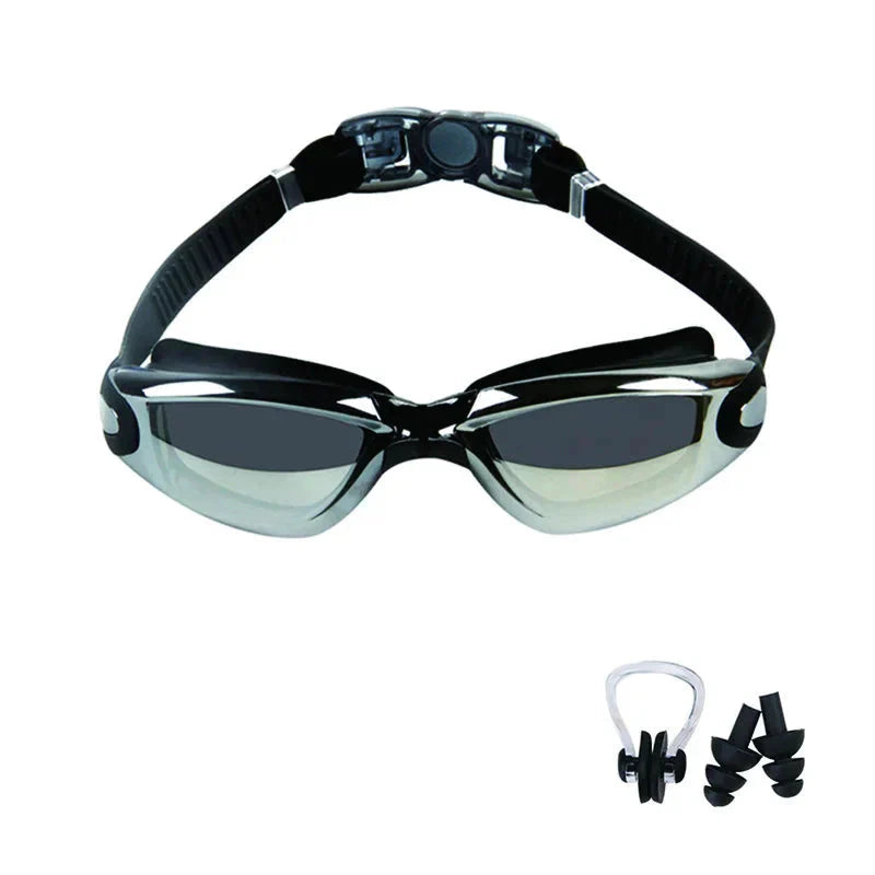 Swimming Goggles — Anti-Fog UV Protection for Adults & Kids
