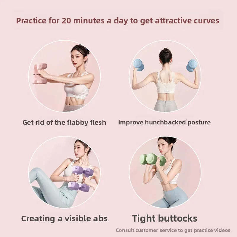 Dumbbell Fitness Equipment Household Rubber Men'S Arm Muscle Kettlebell Yu Environmentally Friendly and Tasteless