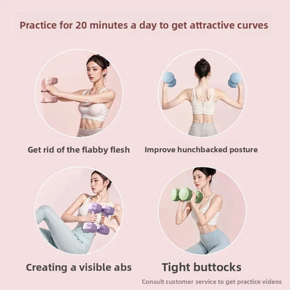 Dumbbell Fitness Equipment Household Rubber Men'S Arm Muscle Kettlebell Yu Environmentally Friendly and Tasteless
