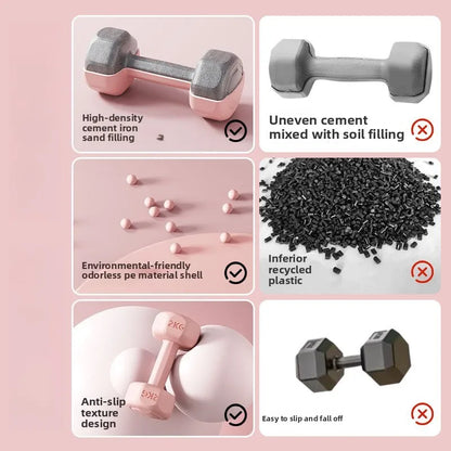 Dumbbell Fitness Equipment Household Rubber Men'S Arm Muscle Kettlebell Yu Environmentally Friendly and Tasteless