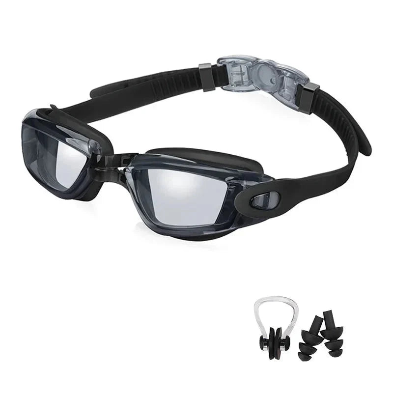 Swimming Goggles — Anti-Fog UV Protection for Adults & Kids