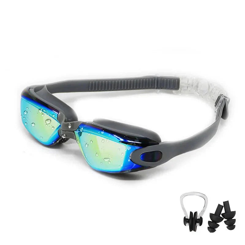 Swimming Goggles — Anti-Fog UV Protection for Adults & Kids