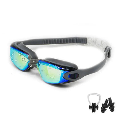Swimming Goggles — Anti-Fog UV Protection for Adults & Kids