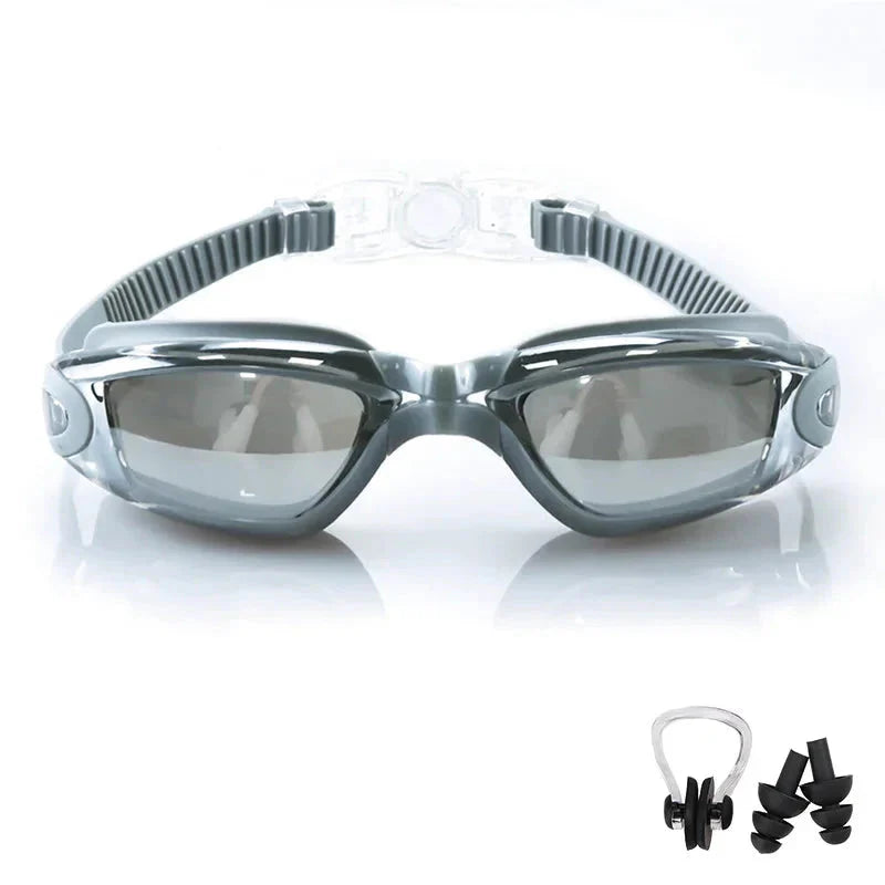 Swimming Goggles — Anti-Fog UV Protection for Adults & Kids