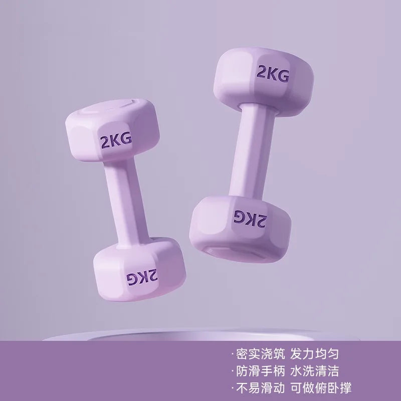 Dumbbell Fitness Equipment Household Rubber Men'S Arm Muscle Kettlebell Yu Environmentally Friendly and Tasteless