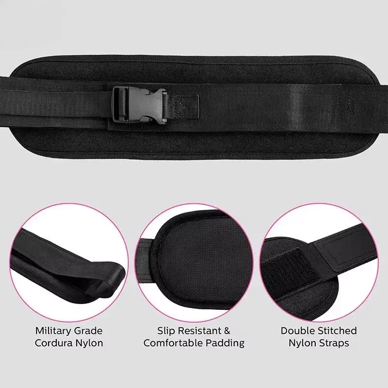 Hip Thrust Belt — Adjustable Glute Trainer for Home & Gym Workouts