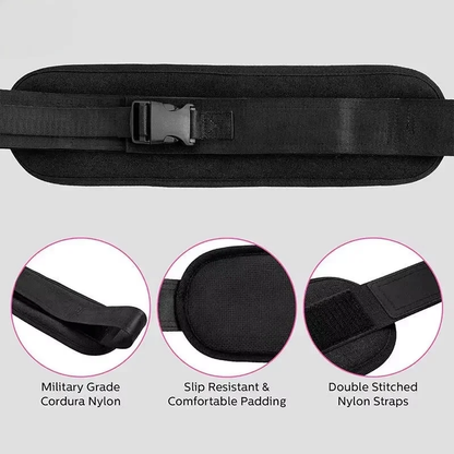 Hip Thrust Belt — Adjustable Glute Trainer for Home & Gym Workouts