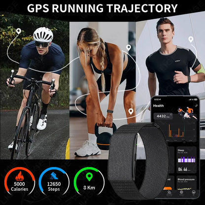 NO Screen Smart Wristbands with Heart Rate Sleep AI Health Monitor Report Smart Bracelet Incoming Call Notification Watches