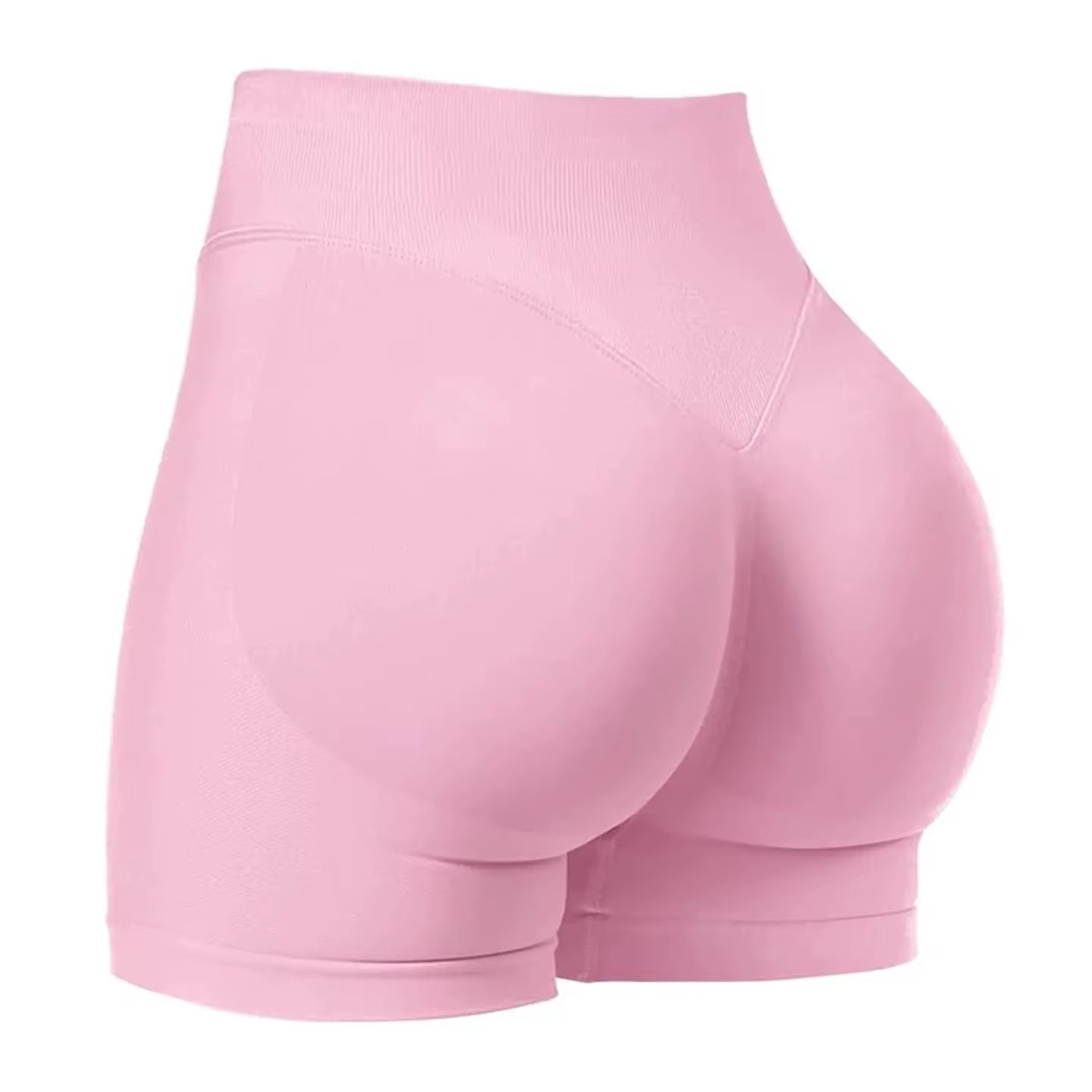 High Stretch Hip Lifting Fitness Yoga Shorts with Peach Hips and No Awkward Lines, Pilates Medium Intensity Training Shorts