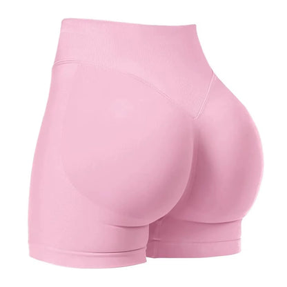 High Stretch Hip Lifting Fitness Yoga Shorts with Peach Hips and No Awkward Lines, Pilates Medium Intensity Training Shorts