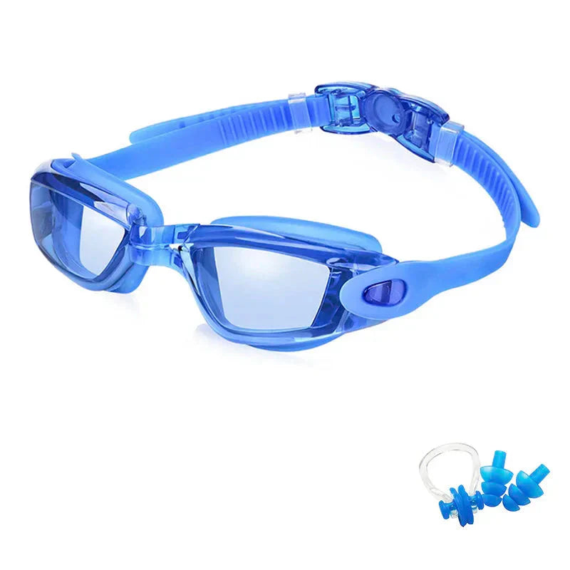 Swimming Goggles — Anti-Fog UV Protection for Adults & Kids