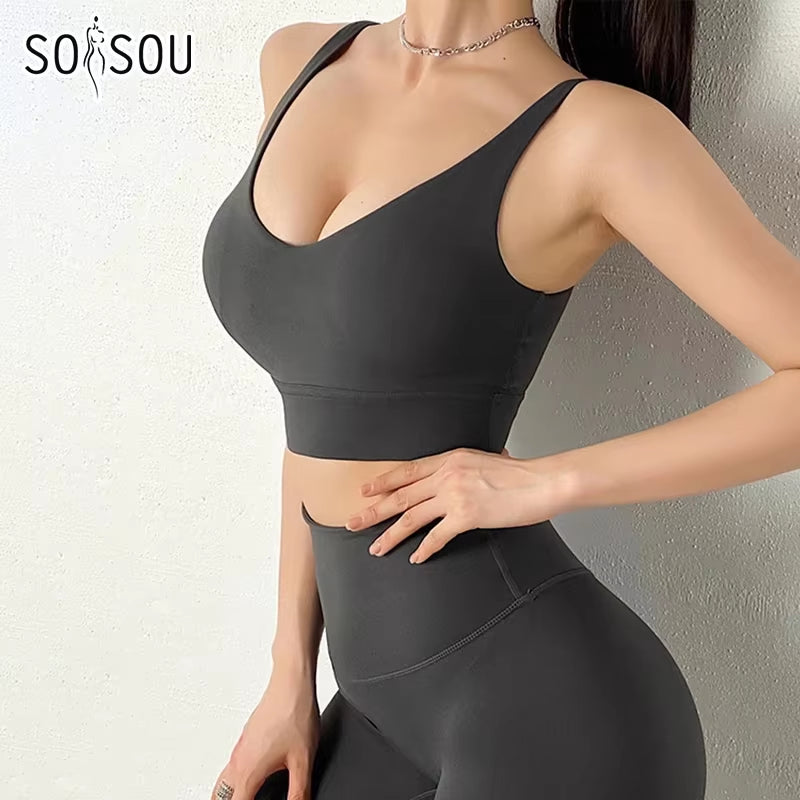 New Women'S Tracksuit Yoga Set Women Leggings Crop Top Sportswear Women'S Summer Suit High Waist Tight Set Woman 2 Pieces