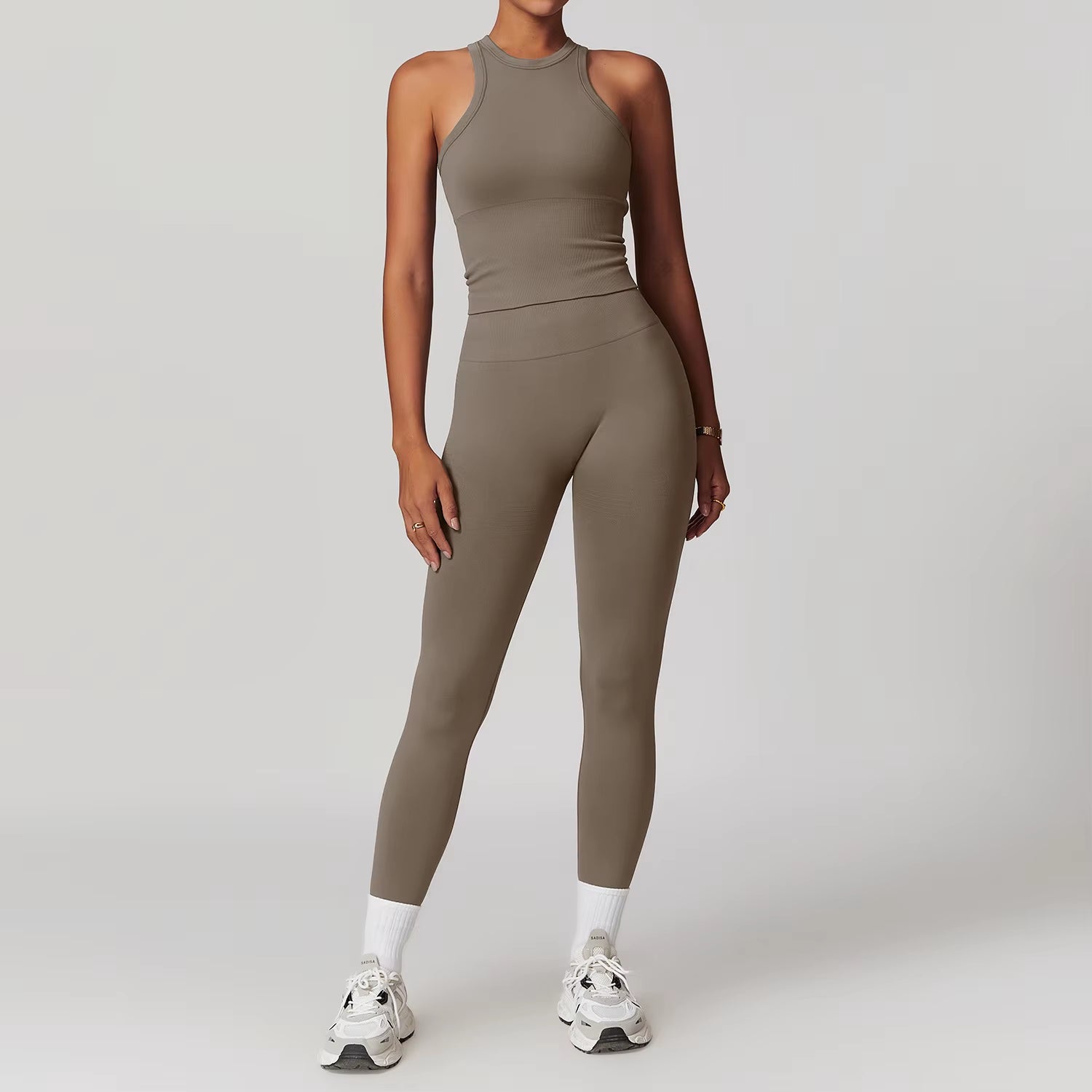 Seamless Gym Set Workout Clothes 2/3PCS Yoga Set Women'S Sportswear Fitness Leggings Sports Bra Athletic Long Sleeve Yoga Suit