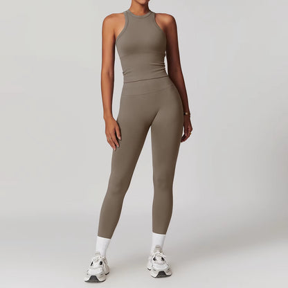 Seamless Gym Set Workout Clothes 2/3PCS Yoga Set Women'S Sportswear Fitness Leggings Sports Bra Athletic Long Sleeve Yoga Suit