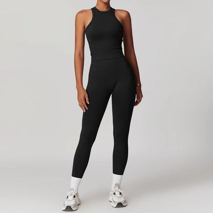 Seamless Gym Set Workout Clothes 2/3PCS Yoga Set Women'S Sportswear Fitness Leggings Sports Bra Athletic Long Sleeve Yoga Suit