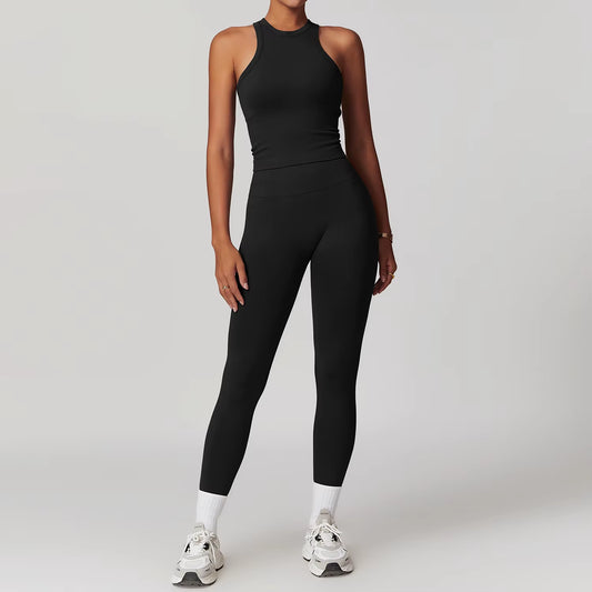 Seamless Gym Set Workout Clothes 2/3PCS Yoga Set Women'S Sportswear Fitness Leggings Sports Bra Athletic Long Sleeve Yoga Suit