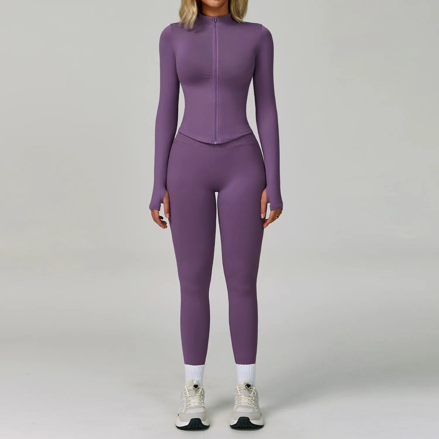 2/3PCS Sportswear Seamless Yoga Set Women Long Sleeve Gym Clothes Yoga Suits Women'S Fitness Set Sports Bra Gym Workout Leggings