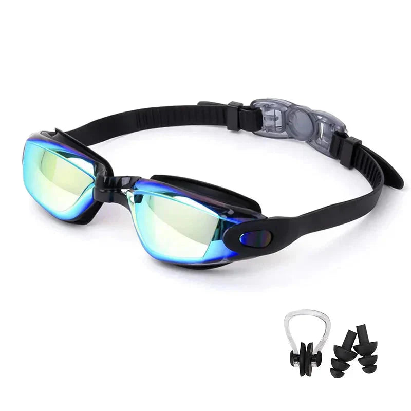 Swimming Goggles — Anti-Fog UV Protection for Adults & Kids
