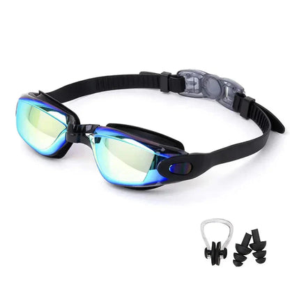 Swimming Goggles — Anti-Fog UV Protection for Adults & Kids