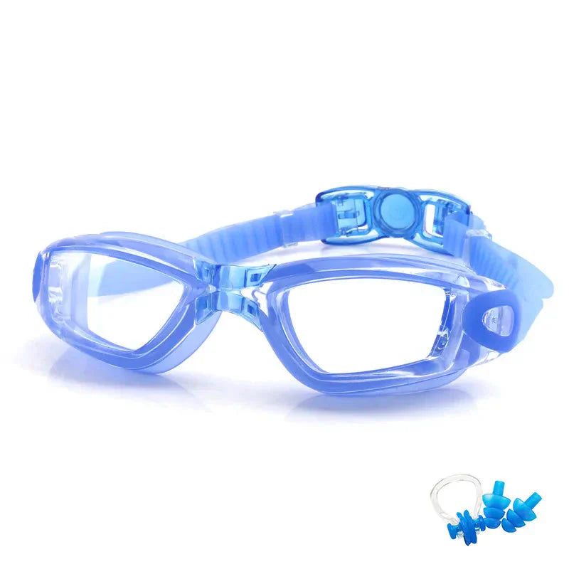 Swimming Goggles — Anti-Fog UV Protection for Adults & Kids