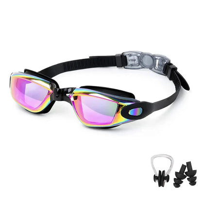 Swimming Goggles — Anti-Fog UV Protection for Adults & Kids