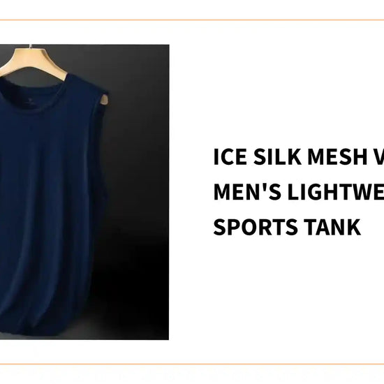 Ice Silk Mesh Vest &mdash; Men's Lightweight Sports Tank by@Outfy